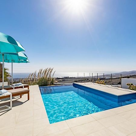"New" Deluxe Designer Villa Infinity, With Panoramic Sea Views,Own Exclusive Heated Private Pool, Subtropical Gardens Tías Eksteriør billede