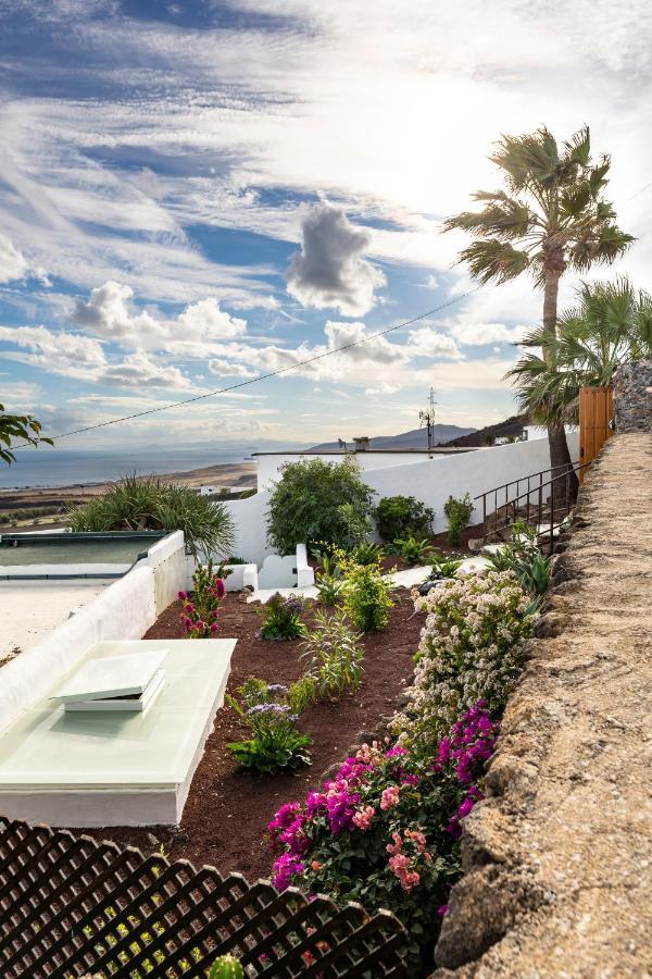 "New" Deluxe Designer Villa Infinity, With Panoramic Sea Views,Own Exclusive Heated Private Pool, Subtropical Gardens Tías Eksteriør billede