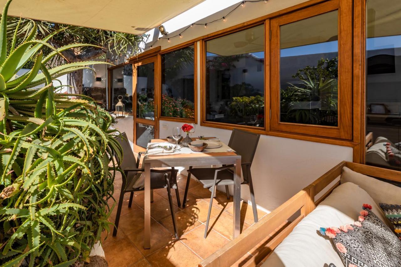 "New" Deluxe Designer Villa Infinity, With Panoramic Sea Views,Own Exclusive Heated Private Pool, Subtropical Gardens Tías Eksteriør billede